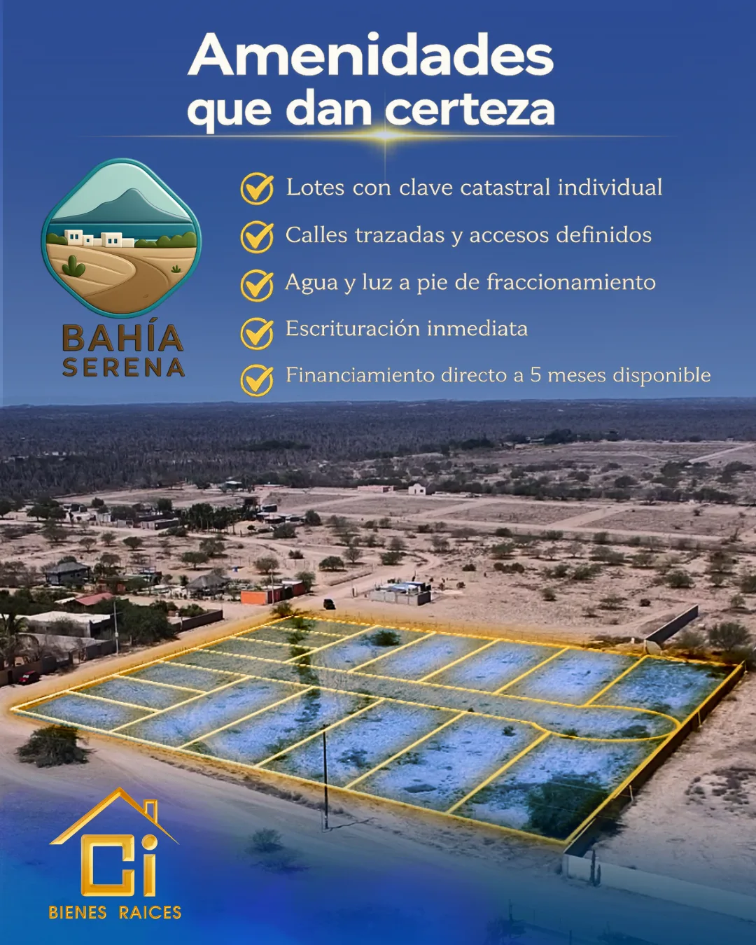 Vista del entorno de Bahia Serena